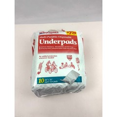VTG Disposable Underpads Super Size Adult Pads 7 Pack 1990s Walgreens