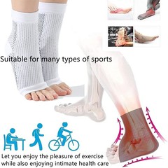 3Pairs Ankle Compression Socks Brace Support Plantar Fasciitist Men Women