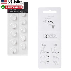 Oticon MiniFit Single Vent Bass Domes 8mm Hearing Aid Supplies 2 Packs FROM USA