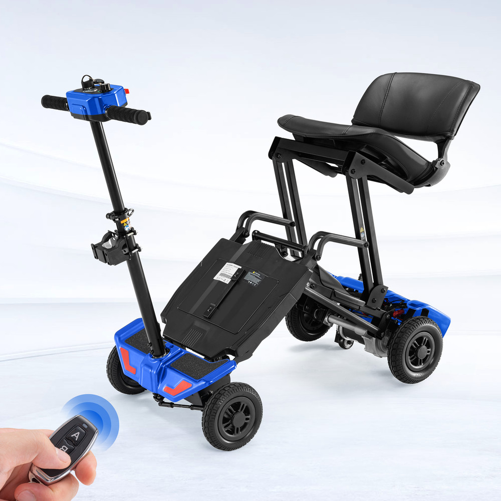 4 Wheel Folding Mobility Scooter Power Wheel Chairs Electric Device For Seniors