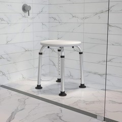 Hercules Series Aluminum Bath and Shower Chair with Adjustable Seat Height