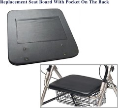 HMZ Rollator seat Cushion,Replacement seat for rollator Walker 13.8″X12.6″,Ro…