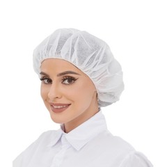 ZMDREAM Disposable Bouffant Cap Hair Nets for Food Service Beauty Latex Free