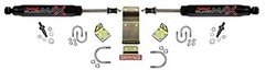 07-15 REPLACEMENT STEERING STABILIZER, DUAL FRONT, BLACK W/BT