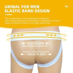 Men Wearable Urinal Reusable Protable Silicone Urine 2000ml 1000ml 500ml Leg Bag