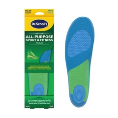 Dr. Scholl’s Sport Insoles – Superior Shock 1 Pair (Pack of 1), Blue