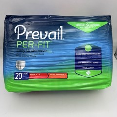 Prevail PerFit Medium Extra Absorbency Adult Briefs 6 New Packs/20 Count (120)