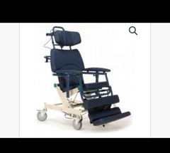 Mobility Transfer Chair BARTON H250 Tilt Flat Recline Positions Safety W/ Extras