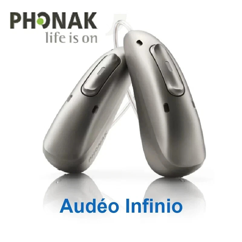 Brand New P hona k AudeoInfinio Sphere I50 RIC R with Charge & Go Hearing Device