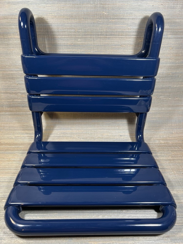 HEWI Hanging Shower Seat Dark Blue Removable 17-5/8″ Wide Bathroom Support