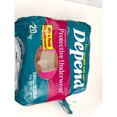 VTG Depend 19 Disposable Protective Underwear Adult Incontinence 1990s