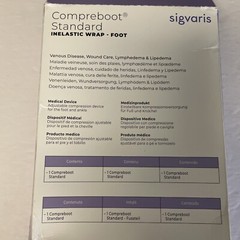 Sigvaris Compreboot Inelastic 30-40mmHg Black Med/Large