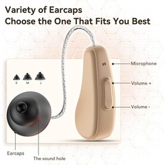 Hearing Aids for Seniors Rechargeable with Noise Cancelling Amplifier 5 Levels