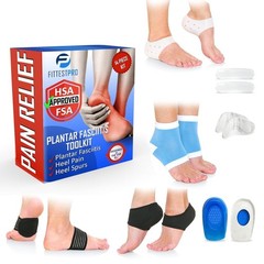 Plantar Fasciitis Foot Pain Relief 14-Piece Kit – Planter Fasciitis Support,…