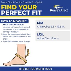 Plantar Fasciitis Day Splint Ankle Brace for Foot Arch Support by Brace Direct