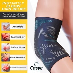 Elbow Brace 2X Compression Support Sleeve Arthritis Tendonitis Reduce Joint Pain