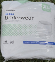 McKesson Disposable Underwear Pull-Ups Heavy Absorbency XL 14 Count Odor Control