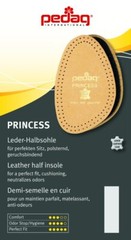 Pedag Princess 101 comfort insole, natural leather, prevents forefoot slipping