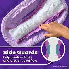 Always Discreet MaxiProtect Women Diapers, Max Plus Absorbency, XL/XXL, 56 Count