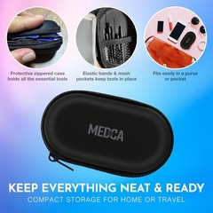 Hearing Aid Cleaning Kit 20pc Set Tools Case Brush Loop Wiper Bag *(79