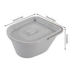 Portable Toilet Bedside Commode Floor Standing Chair Commode Toilet Load 200kg