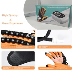 (Left&Right) Robot Rehabilitation Gloves, for Finger and Hand Function Recovery
