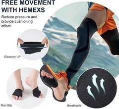 forefoot pads for pain relief hallux valgus support for bunion (1 pair) (Black)