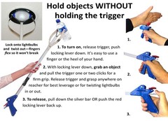 ArcMate EZ Reacher Indoor Grabber Reacher – Folding Grabber Tool with Collaps…