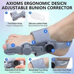 Bunion Fix Toe Valgus Corrector Adjustable Orthosis Women Men Splints