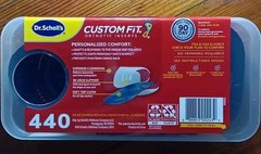 DR. SCHOLL’S CUSTOM FIT CF440 ORTHOTIC SHOE INSERTS 5-IN-1 ALL DAY PAIN RELIEF!!