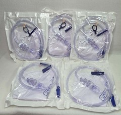 5 Pack 2000mL Urinary Drainage Bags Bedside Anti- Reflux Valve Sealed New 2030