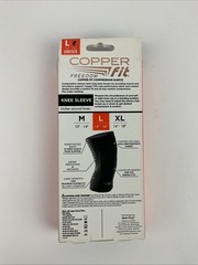 Copper Fit Freedom Copper Infused Knee Compression Sleeve Size L 14’-16’ Unisex