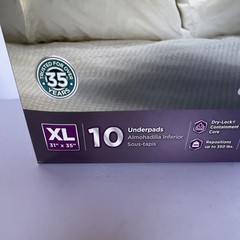 Attends Premier Underpads XL Overnight Absorbency, 31×35, (6) 10 Packs CASE