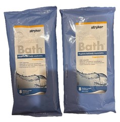 2 PACKS Stryker Sage Essential Bath Full-body Washcloth – Fragrance Free #7803