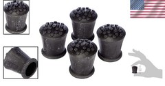 Non-Slip Heavy-Duty Rubber Ferrules for Walking Stick – Black, 19mm, Pack of 4