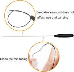 12 Pieces Hearing Aid Cleaning Brush Kits Tools with Wax Loop and Magnet Suitabl