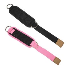 Fitness Ankle Buckle Leg Strength Trainer with Double D Rings & Rubber Straps