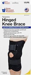 GNP Good Neighbor Pharmacy Neoprene Hinged Knee Brace Large/X-Large