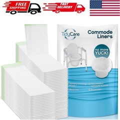 Caregiver’s Choice: 96 Disposable Commode Liners for Effortless Waste Management