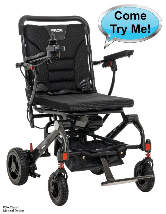 Jazzy Carbon 43 pound Folding Power Chair (Returns Okay!)