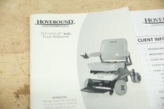 Hoveround XHD OWNER’S MANUAL & DVD Video Instructions for Power Chairs
