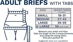Ultra Adult Diaper Briefs – Maximum Absorbency with Comfort Fit for Men & Women