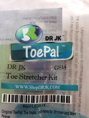 DR JK TOE PAL Toe Stretcher Kit – Glitter Gel Pads/One size fits most