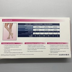 NIB SIGVARIS 781 EVERSHEER 15-20mmHg KNEE HIGHS OPEN TOE SUNTAN PICK SIZE