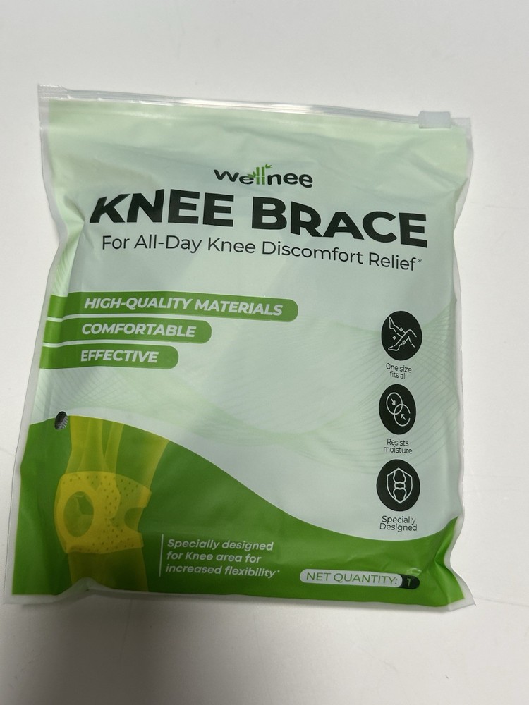 Wellnee Knee Brace For All Day the Discomfort Relief One-Size-Fits-All FAST SHIP