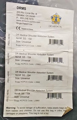 Dr Medical Shoulder/arm Abduction System SS-154 Universal Brace Black New