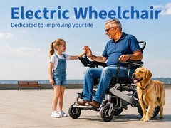 Lightweight Foldable Heavy Duty All Terrain Electric Wheelchair Mobility Scooter