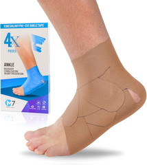 M7 Sport Kinesiology Tape for Ankle Sprain and Stability, Kt Tape for Ankle, Pai