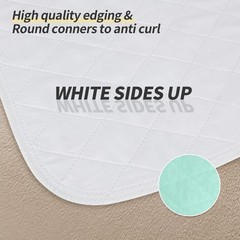 2 Pack 34×52 inch Waterproof Bed Pads Washable Reusable Mattress Protector