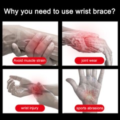 Left Right Hand Wrist Support Brace Splint Carpal Tunnel Sprain Arthritis Pain